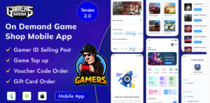 Gamers Arena: Cross-Platform Mobile App